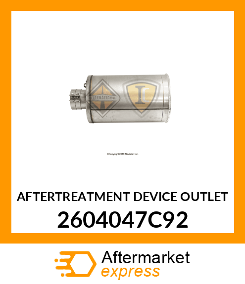 AFTERTREATMENT DEVICE OUTLET 2604047C92