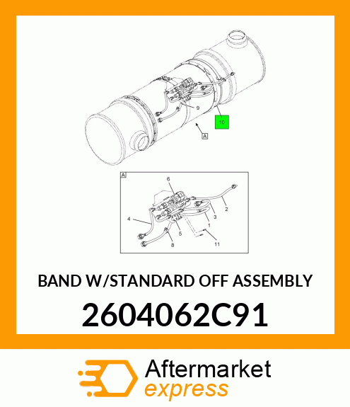 BAND W/STANDARD OFF ASSEMBLY 2604062C91