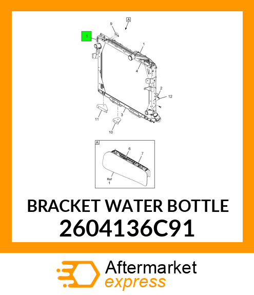 BRACKET WATER BOTTLE 2604136C91