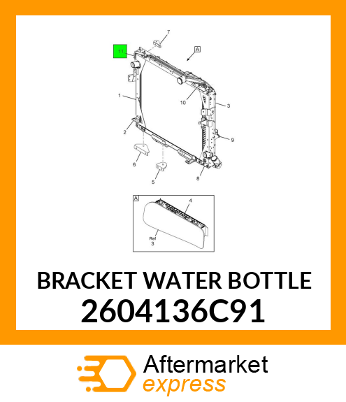 BRACKET WATER BOTTLE 2604136C91