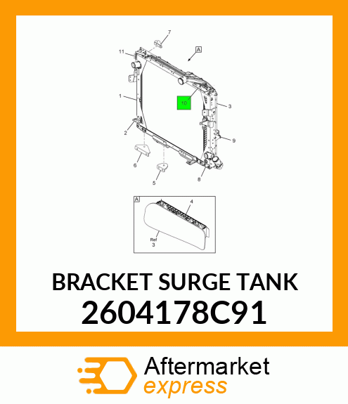 BRACKET SURGE TANK 2604178C91