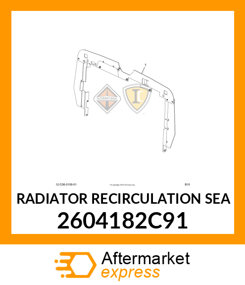 RADIATOR RECIRCULATION SEA 2604182C91