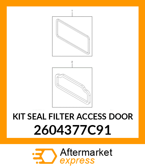 KIT SEAL FILTER ACCESS DOOR 2604377C91