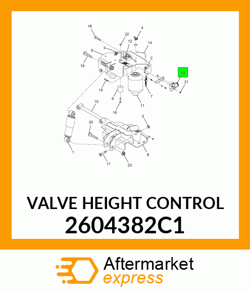 VALVE HEIGHT CONTROL 2604382C1