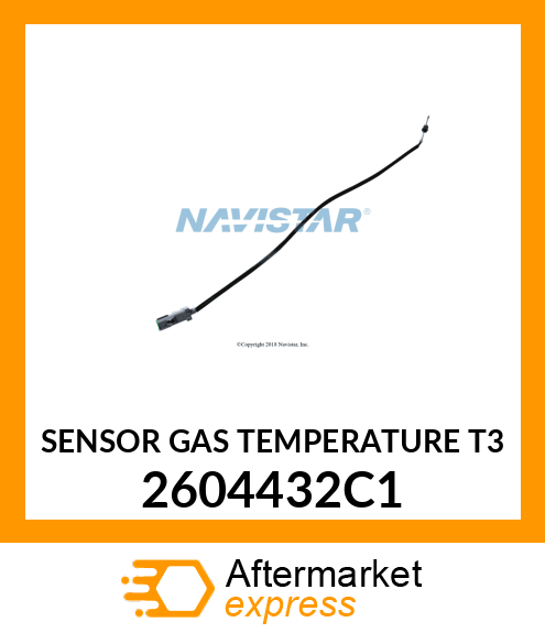 SENSOR GAS TEMPERATURE T3 2604432C1