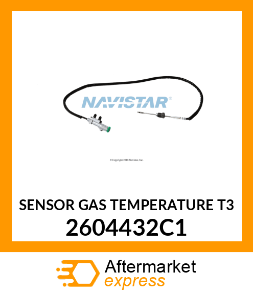 SENSOR GAS TEMPERATURE T3 2604432C1