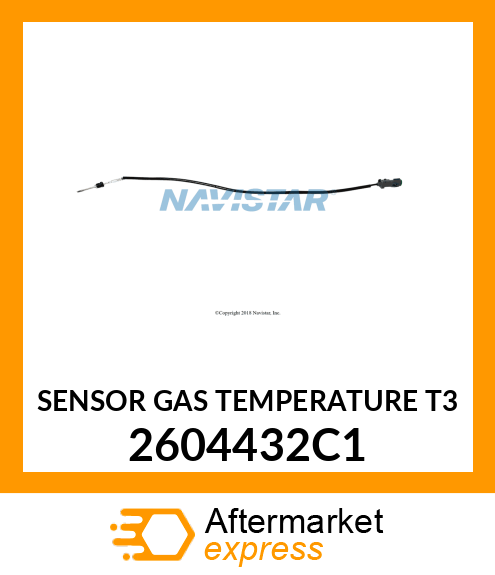 SENSOR GAS TEMPERATURE T3 2604432C1