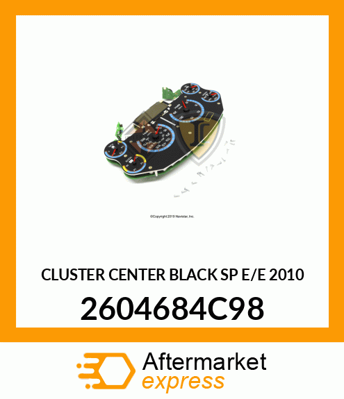 CLUSTER CENTER BLACK SP E/E 2010 2604684C98