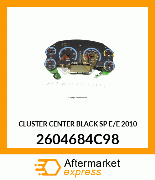 CLUSTER CENTER BLACK SP E/E 2010 2604684C98