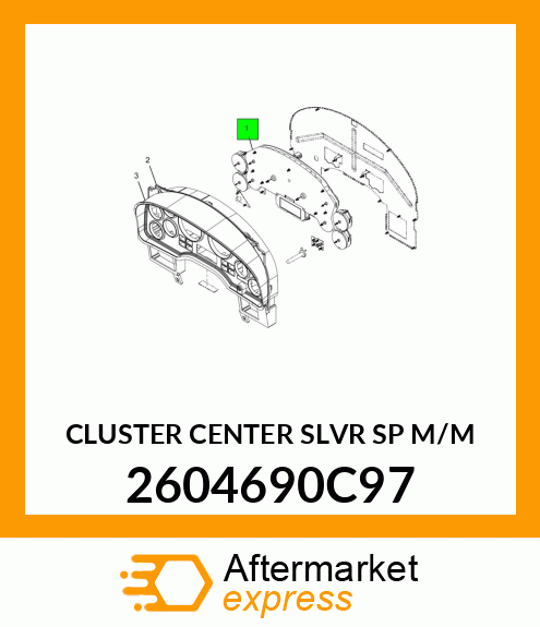 CLUSTER CENTER SLVR SP M/M 2604690C97