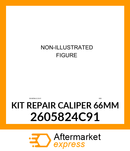 KIT REPAIR CALIPER 66MM 2605824C91