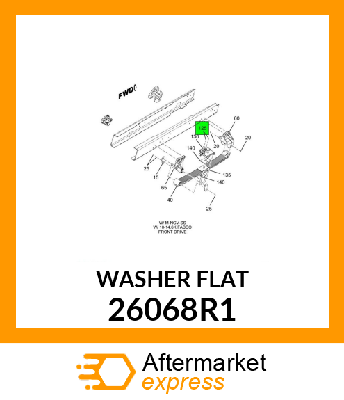 WASHER FLAT 26068R1