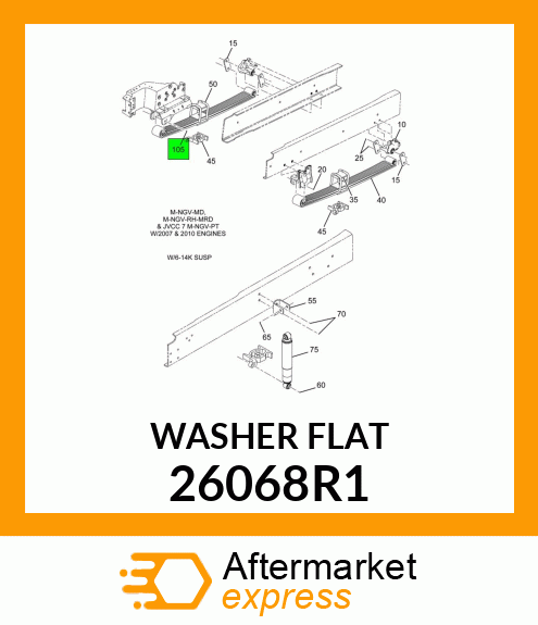 WASHER FLAT 26068R1