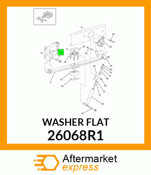 WASHER FLAT 26068R1