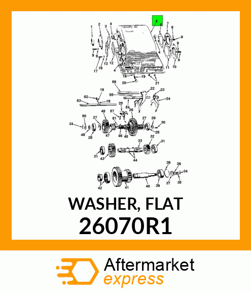 WASHER, FLAT 26070R1