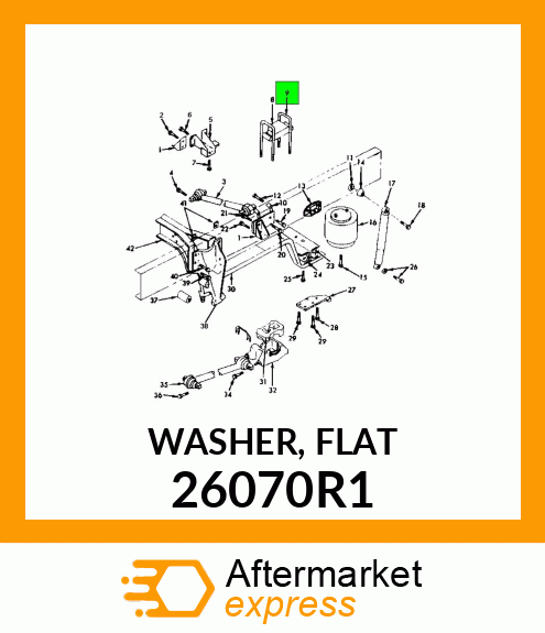 WASHER, FLAT 26070R1