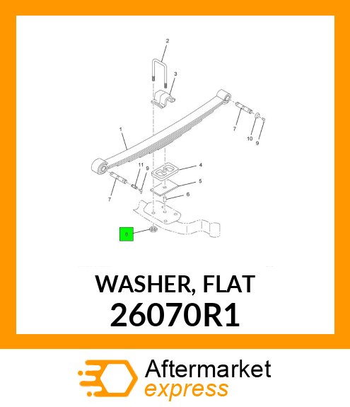 WASHER, FLAT 26070R1