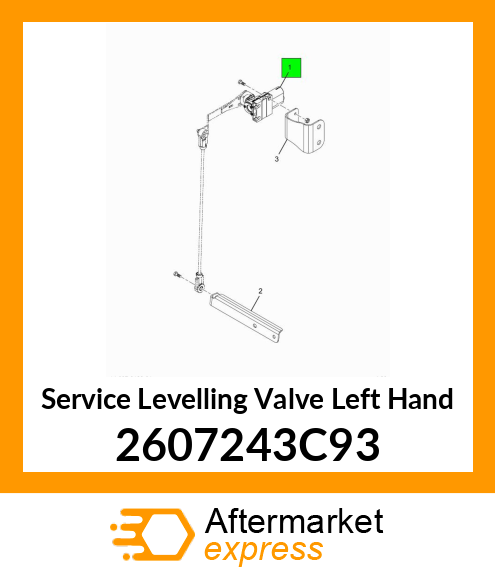 Service Levelling Valve Left Hand 2607243C93