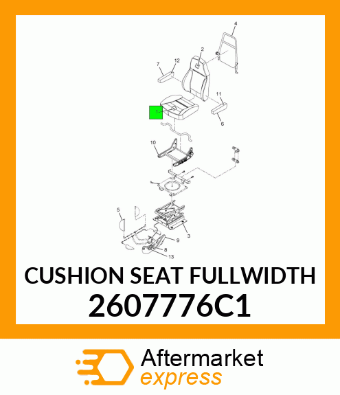 CUSHION SEAT FULLWIDTH 2607776C1