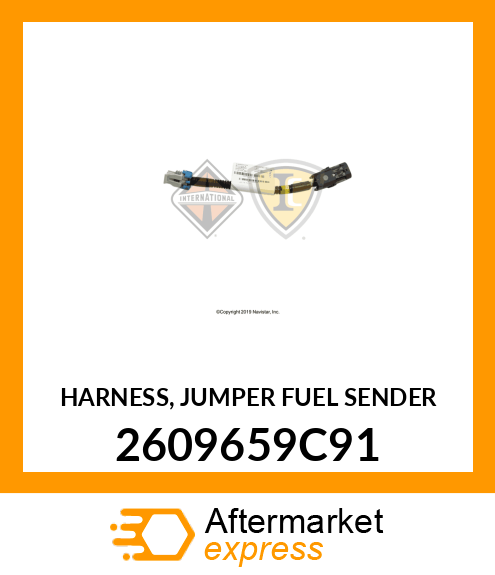 HARNESS, JUMPER FUEL SENDER 2609659C91