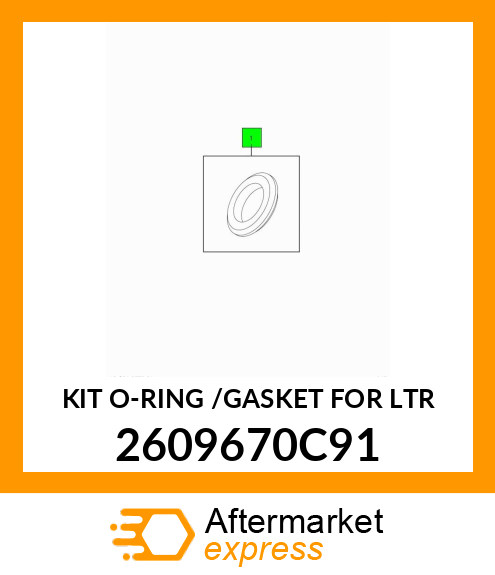 KIT O-RING /GASKET FOR LTR 2609670C91