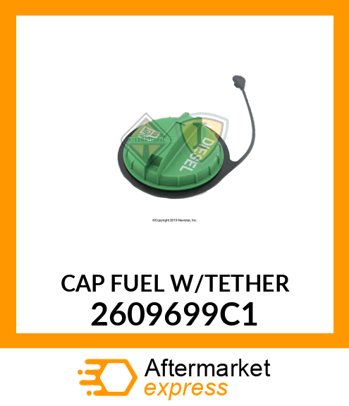 CAP FUEL W/TETHER 2609699C1