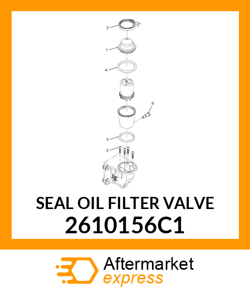 SEAL OIL FILTER VALVE 2610156C1