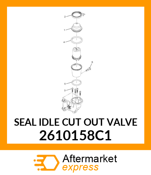 SEAL IDLE CUT OUT VALVE 2610158C1