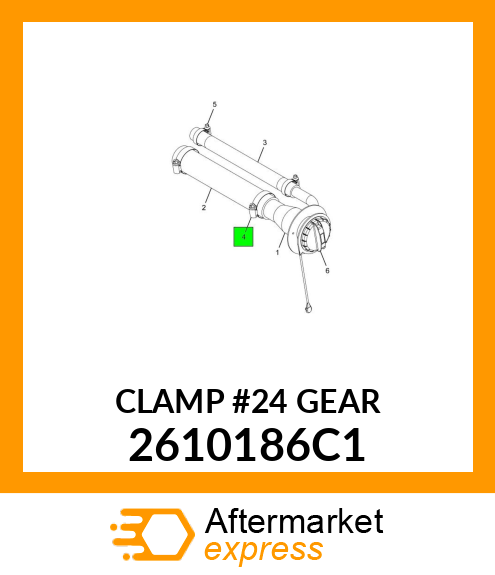 CLAMP #24 GEAR 2610186C1
