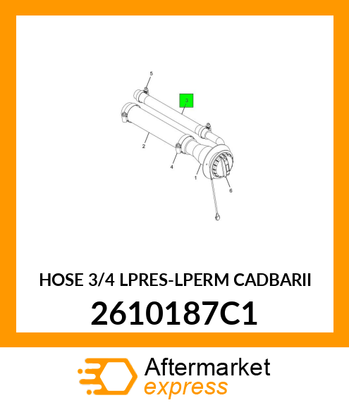 HOSE 3/4 LPRES-LPERM CADBARII 2610187C1