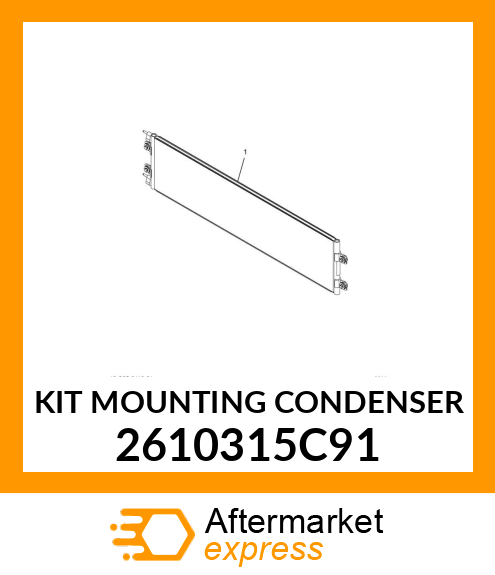 KIT MOUNTING CONDENSER 2610315C91