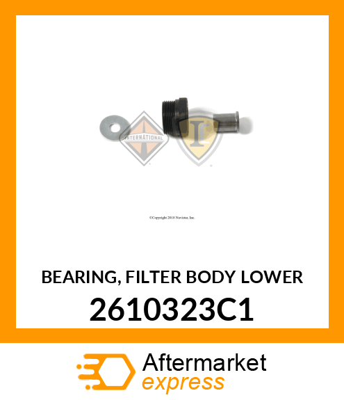 BEARING, FILTER BODY LOWER 2610323C1