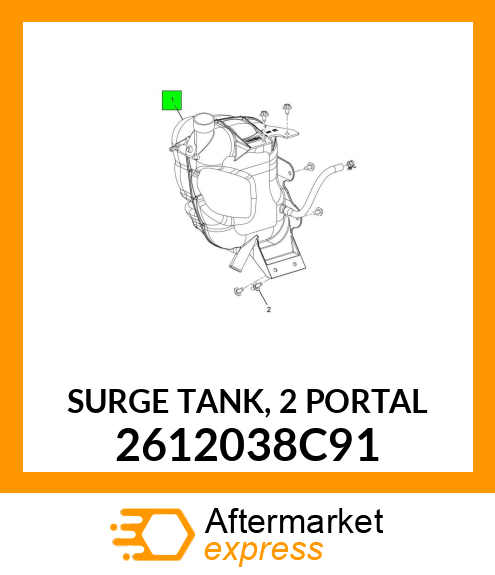 SURGE TANK, 2 PORTAL 2612038C91