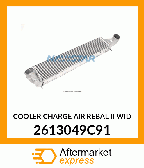 COOLER CHARGE AIR REBAL II WID 2613049C91