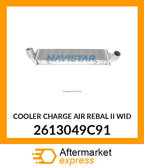 COOLER CHARGE AIR REBAL II WID 2613049C91