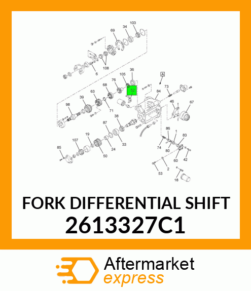 FORK DIFFERENTIAL SHIFT 2613327C1