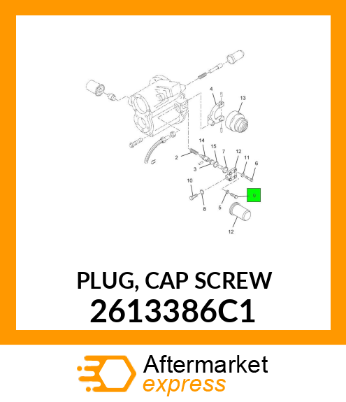 PLUG, CAP SCREW 2613386C1