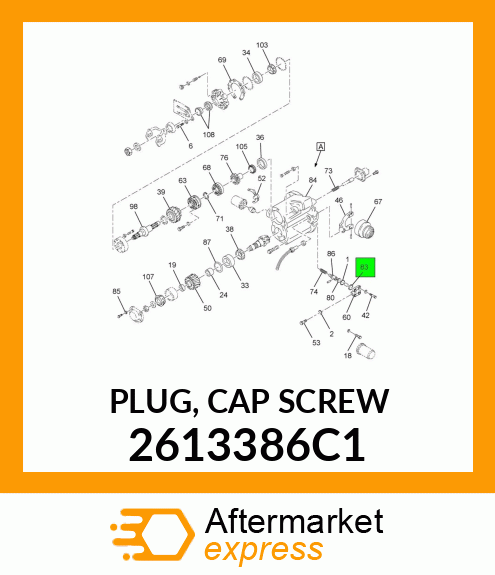 PLUG, CAP SCREW 2613386C1