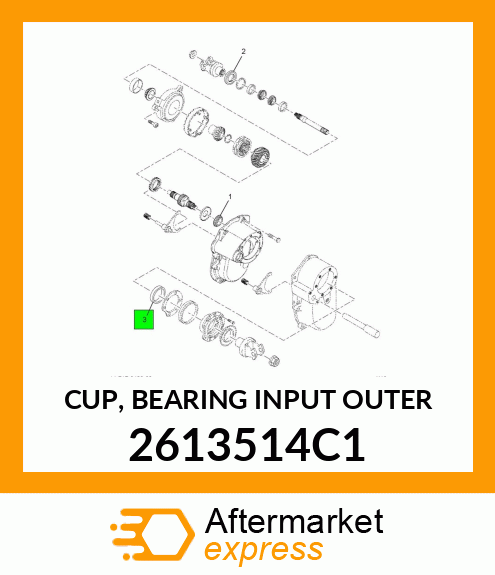 CUP, BEARING INPUT OUTER 2613514C1
