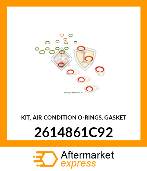 KIT, AIR CONDITION O-RINGS, GASKET 2614861C92
