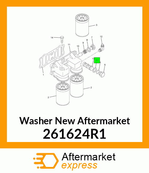 Washer New Aftermarket 261624R1