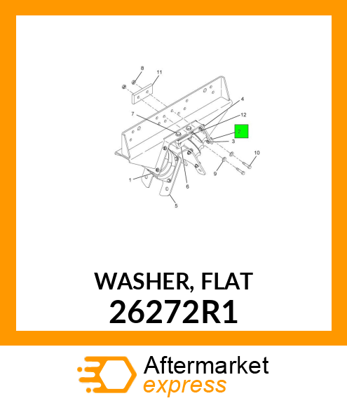 WASHER, FLAT 26272R1