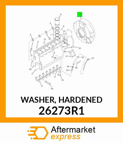 WASHER, HARDENED 26273R1