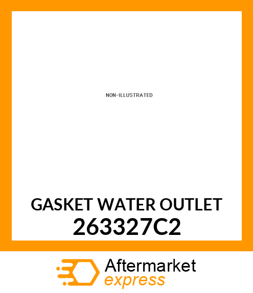 GASKET WATER OUTLET 263327C2