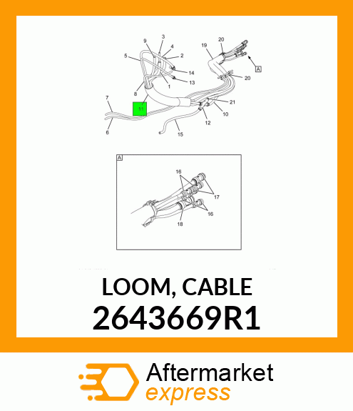 LOOM, CABLE 2643669R1
