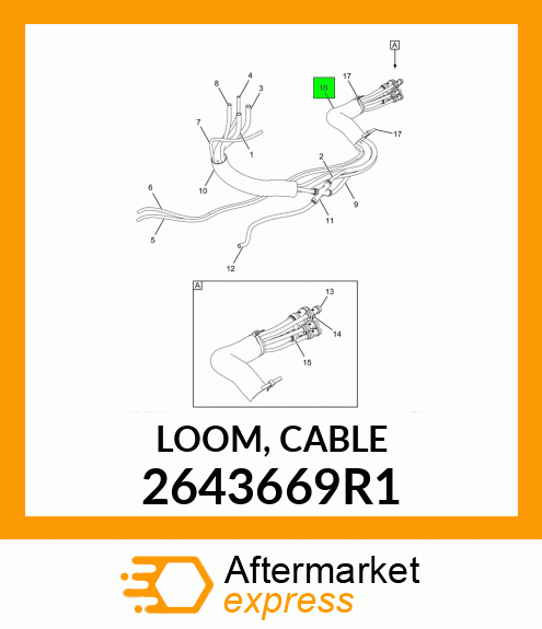 LOOM, CABLE 2643669R1