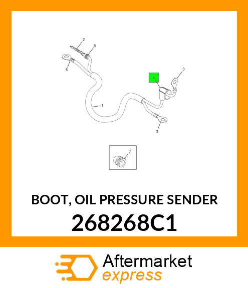 BOOT, OIL PRESSURE SENDER 268268C1