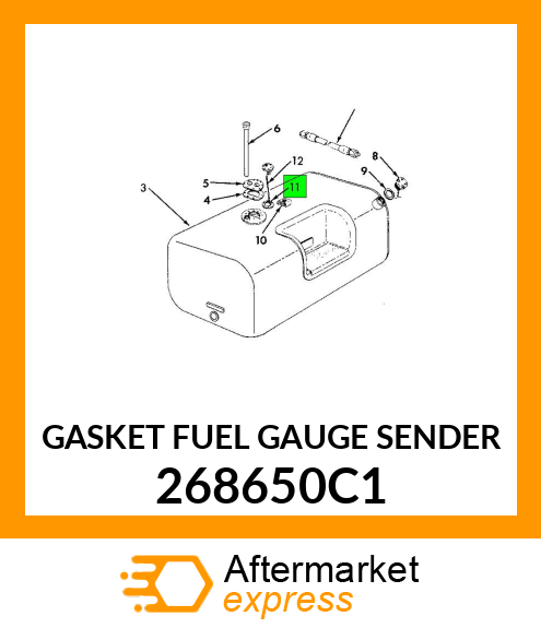 GASKET FUEL GAUGE SENDER 268650C1