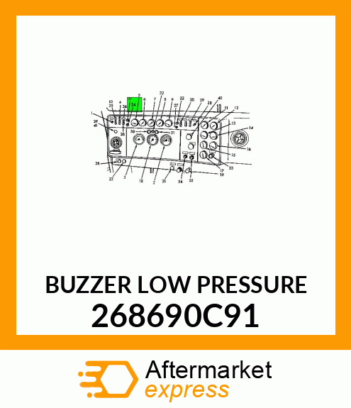 BUZZER LOW PRESSURE 268690C91