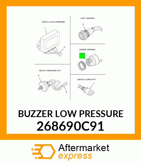 BUZZER LOW PRESSURE 268690C91